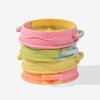 Pet Slow Feeder Bowl Silicone Dog Slow Eating Bowl with Double Handles Non-Slip Pet Feeding Dish with Suction Cups for Large Small Dogs Cats