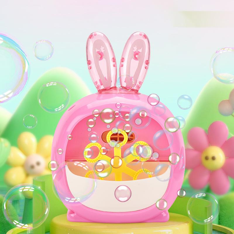 Hot Funny Bubble Machin Cartoon Dinosaur Frog Animal Magic Soap Water Bubble Blower Handheld Christmas Gifts for Kids Boys Girls