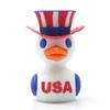 Yousheng Patriotic Duck Statue, PLA Independence Day Collectible with Red White Blue Design, Unique Conversation Starter Decor for Home Office