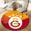 Galatasaray,Logo Chair Mat Round Rug Office Carpet, Machine Washable, Non Slip, Suitable for Living Rooms, Bedrooms