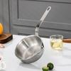 304 Stainless Steel Oil Pot Egg Frying Pan Mini Soup Milk Pot Cooking Saucepan Scalding-proof Kitchen Tool Cookware Accessories