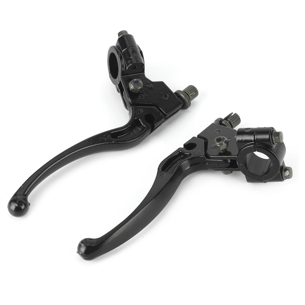 Pair Universal Motorcycle Clutch Levers Drum Brake Handle for Dirt Bike ATV with 22mm Handlebar