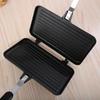 Heat-resistant Breakfast Sandwich Baking Pan Double-Sided Sandwich Maker Toast Frying Pan  Bread