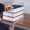 Klarer Kleiderschrank-Organizer-Teiler Platzsparendes Stoffteilerpaneel für Kleidung, Handtücher, Clutchs
