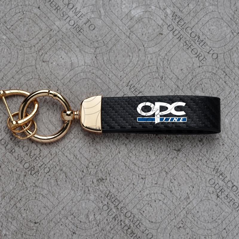 

For Opel OPC LINE Logo Astra Insignia Zafira Grandland Mokka Movano Car Carbon Fiber Leather Car KeyChain Custom Key Rings Gift