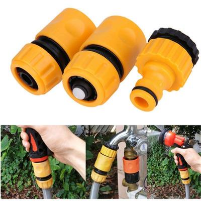 Set da 3 pezzi Adattatore Connettore Raccordo per Rubinetto Tubo da Giardino