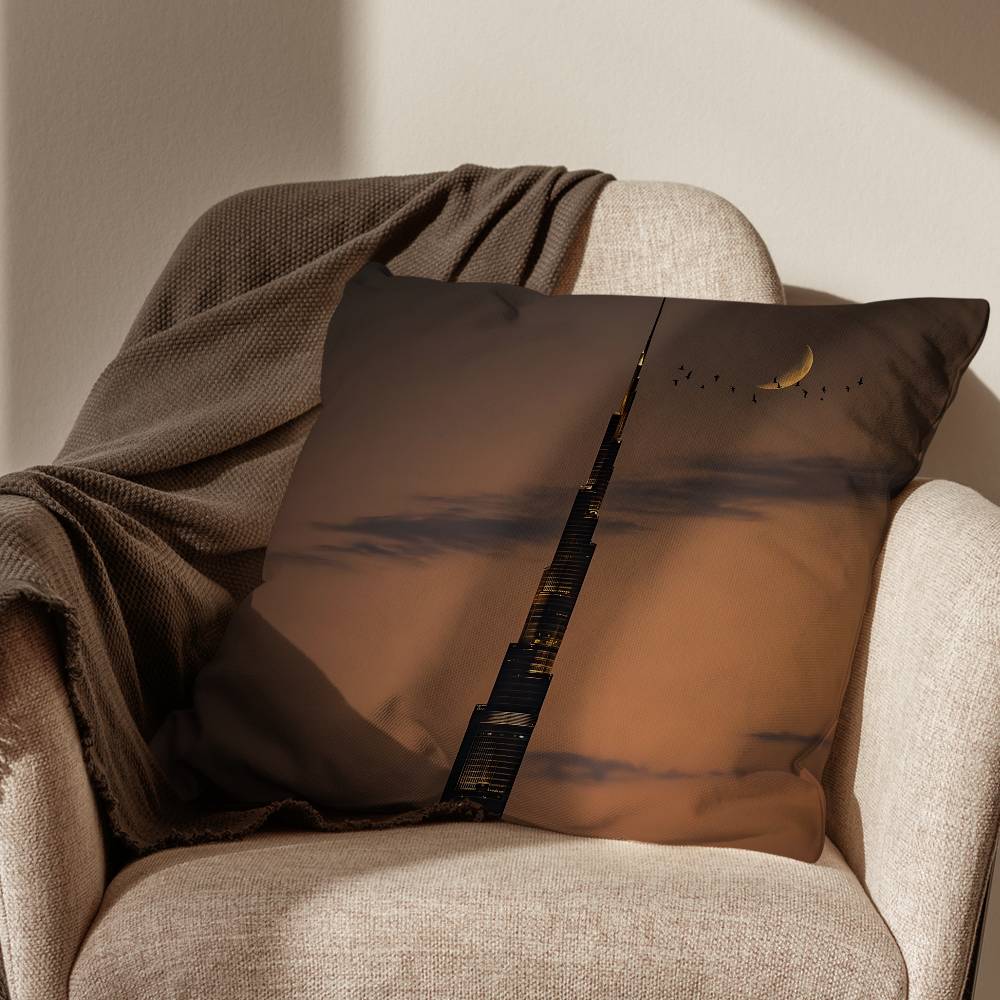 

Искусство Пейзаж Эмират Дубай Наволочка Диван Гостиная Спальня Изголовье Спинка Подушка Квадратная Подушка Время для Сна 30x30cm