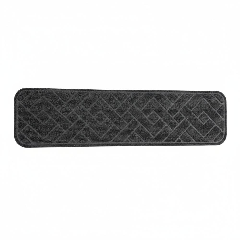 1pc Durable 8x30 Inch Stair Treads Non-Slip TPR Backing Stair Mats Noise Reduction Self-adhesive Stair Runner Rugs Home Decor