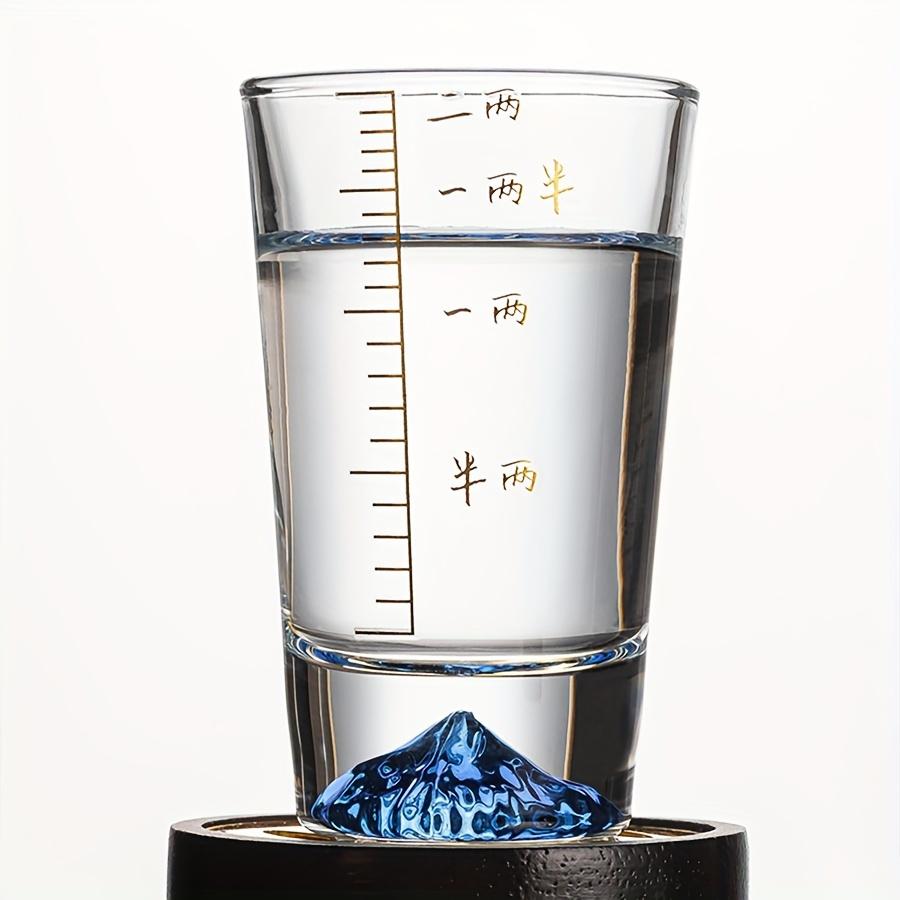 1 adet/6 adet Dağ Shot Bardakları Shot Bardakları Küçük Şarap Bardakları Çin Baijiu Bardakları Bar Pub Kulüp Restoran ve Ev Kullanımı İçin İçecek Kapları