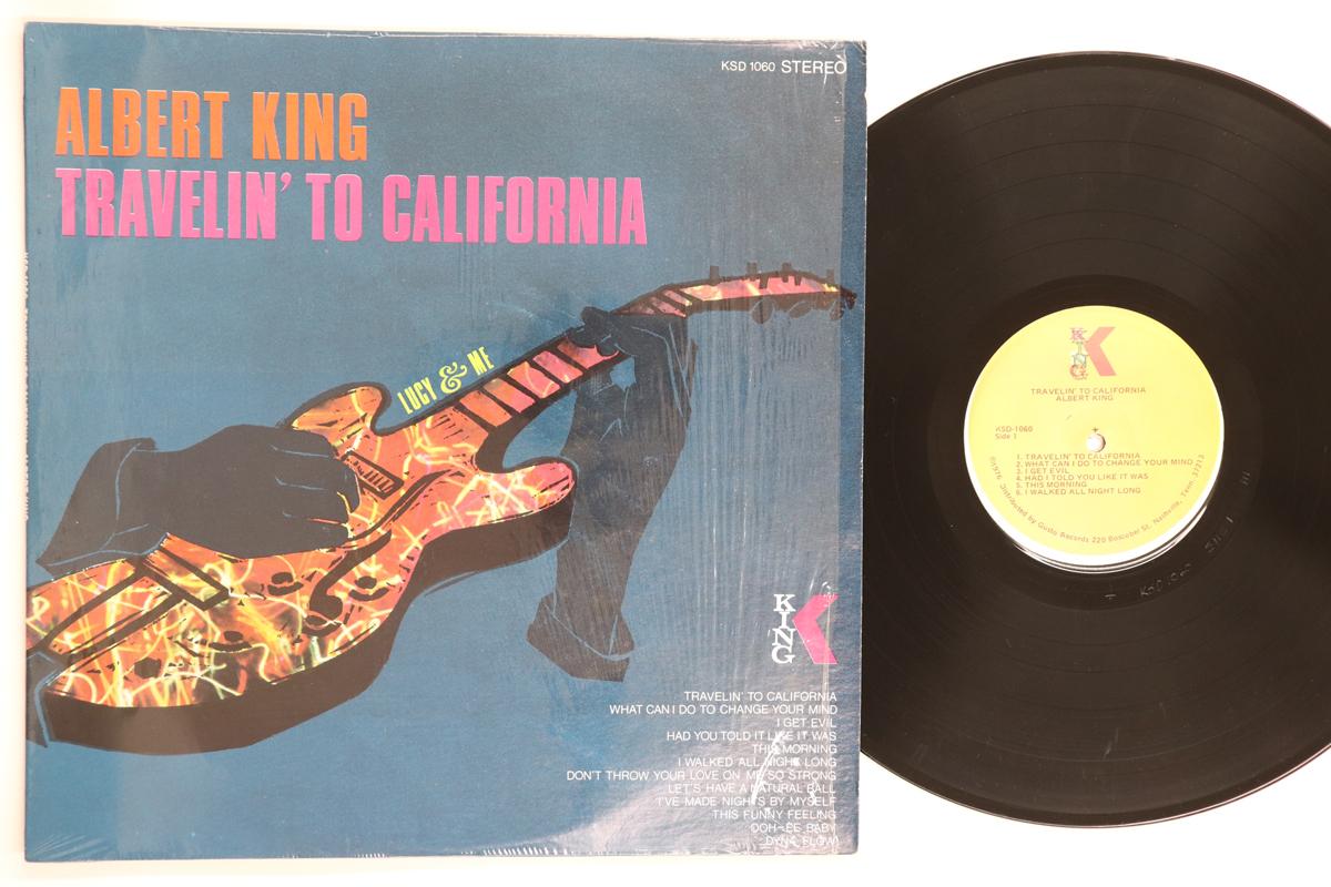 

LP Record ALBERT KING - Travelin To California KSD1060 KING 1976 US Blues Used