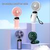 New USB Mini Portable Folding Handheld Fan with Digital Display and Aromatherapy
