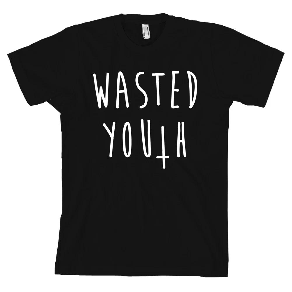 Wasted Youth Bella + Canvas T Shirt Upside Down Cross Punk Music Tee NEW XL