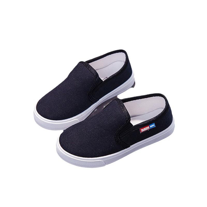 New Korean Style Breathable Boys and Girls Comfortable Soft-soled Canvas Shoes Fashionable Casual Shoes