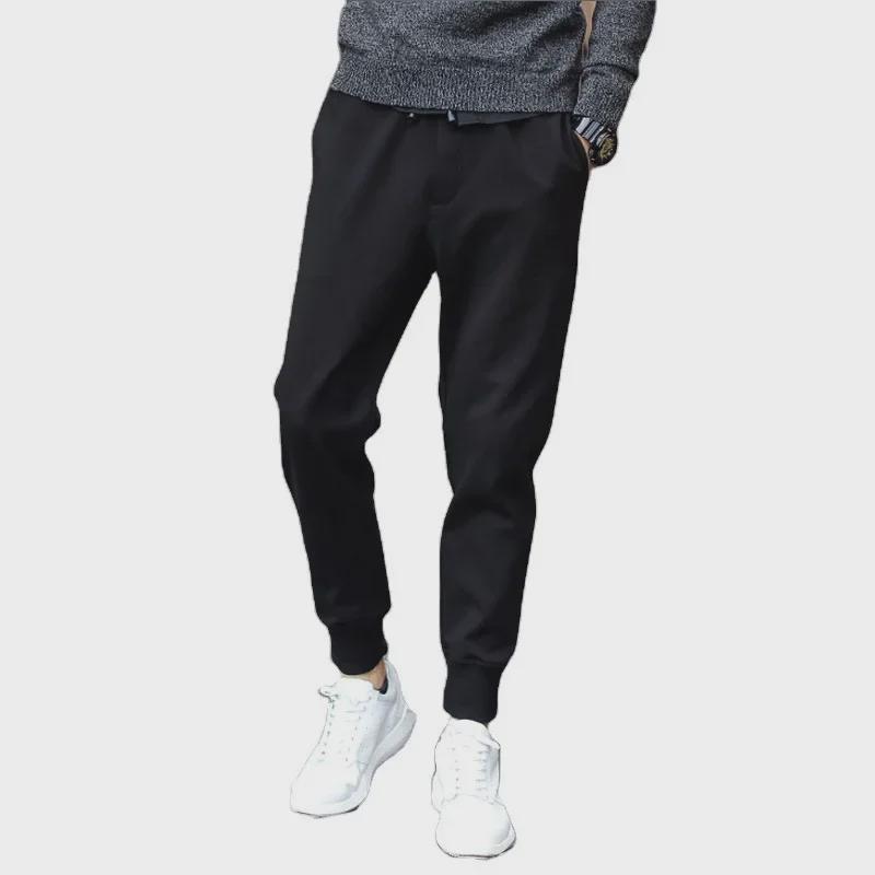 Men's Non-Magnetic, Non-Iron Winter Work Security Pants with Velvet, Drawstring, and Thickening Design