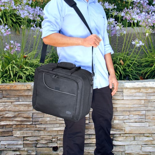 USA Gear Audio Mixer Case, Podcast Mixer Travel Case with Scratch-Resistant Interior and Customizable Storage, Compatible with RODECaster Pro, RODECas