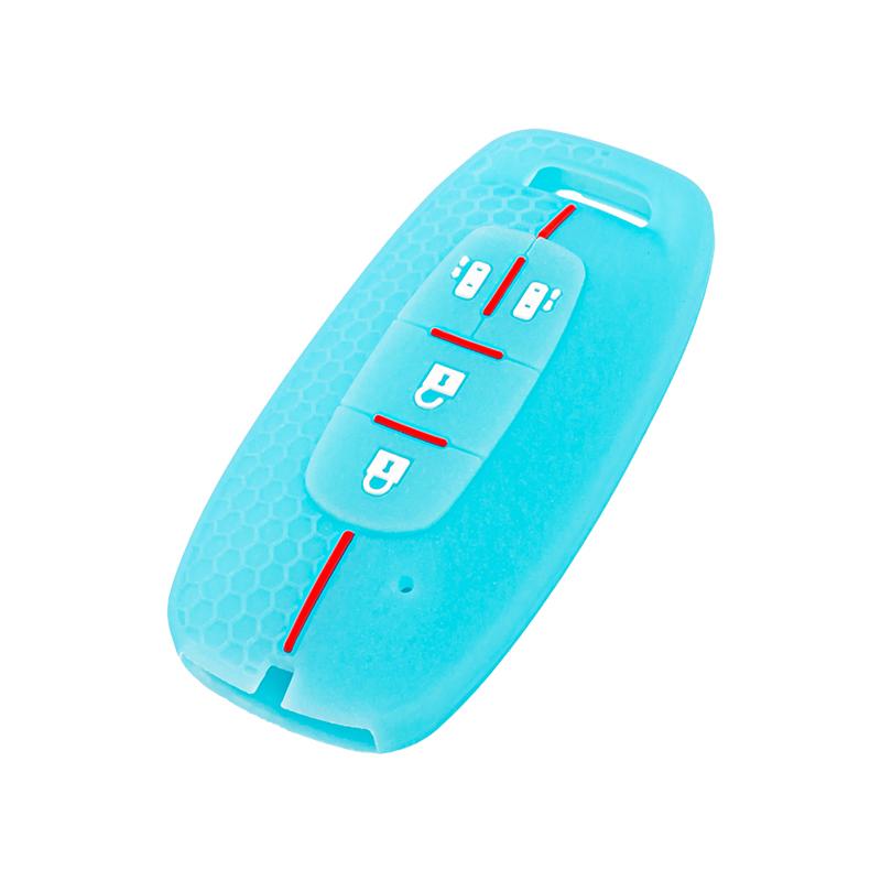 2 3 4 5 Buttons Silicone Car Key Case Cover For Nissan X-Trail T33 Kicks Qashqai J12 Juke Teana Altima Ariya Remote