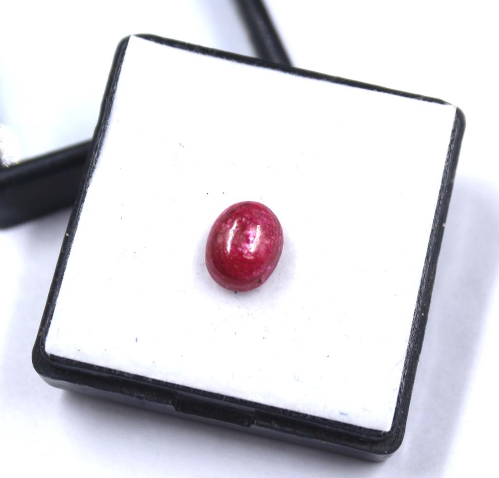 5.00 Carat Superior Quality Certified Red Ruby Oval Shape Burma Loose Gemstone SN313