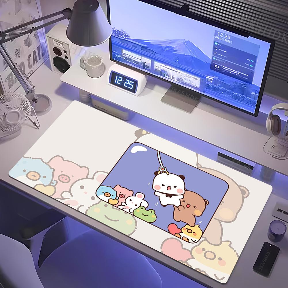 Bubu Dudu Cute Gamer Deskmat Xxl Mouse Pad Anime Computer Table Mat Pc Gaming Accessories Mousepad Large Mats Office Mause Pads