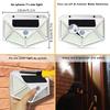 12 Pack Solar Lights Outdoor Wireless 100 LED Solar Motion Sensor Lights Waterproof Security Wall Lighting Outside for Backyard