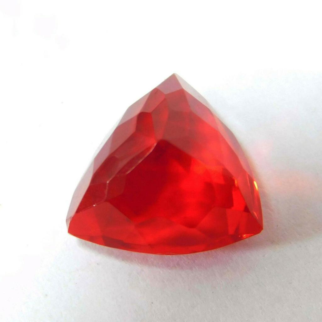Trillion Shape CERTIFIED 6.10 Ct Natural Precious Red Blood Ruby Loose Gemstone A-319