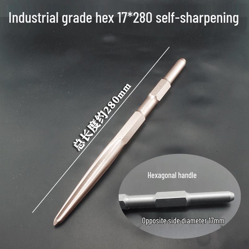 Long Hex Shank Wide Flat Electric Hammer Chisel