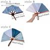 Hand Fan Embroidered Spanish Folding Fan Hanging Multipurpose Handmade Fan Portable Vintage Hand Cranked Fan Traditional Events