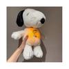 Nieuwe Modi Baby Ademhaling Verzachtende Snoopy Hond Slaapmaatje Muziek en Licht Pluche Poppen Speelgoed beste Kerstcadeau