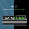 Car Accessories Mini Portable Telephone Number Plate With Switch Phone Number Business Card Temporary Parking Card Plate