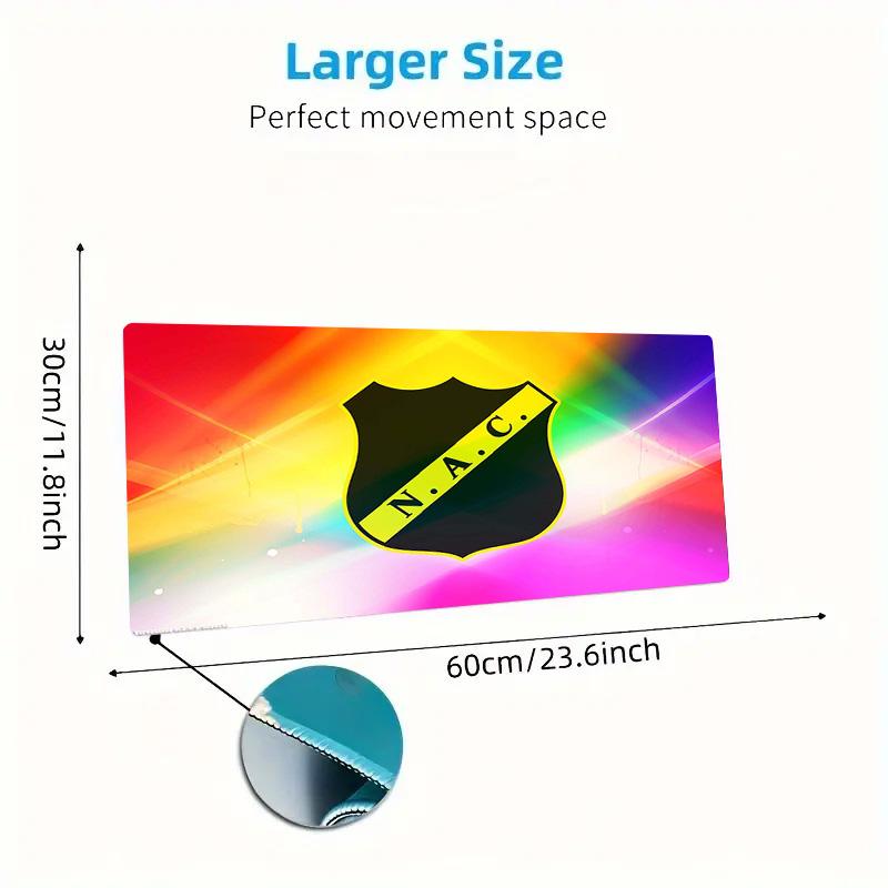 NAC Breda Color Mouse Pad Large Gaming Table Cushion Non-slip Laptop Tablet Big Mousepad XXL Mat Mini PC Playmat With Lock Edge
