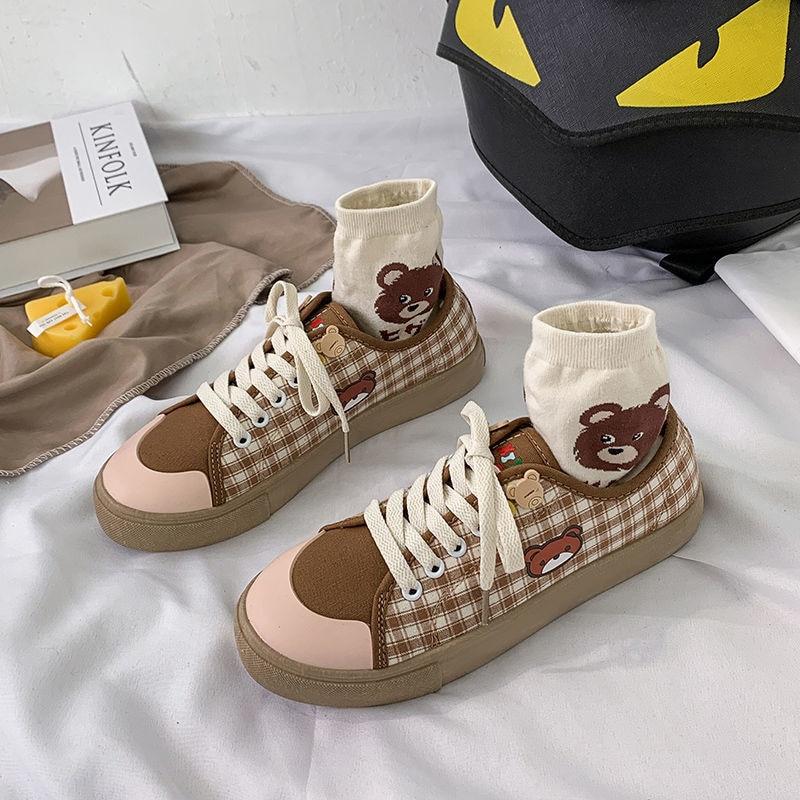 cute brown sneakers