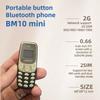 Straight Mini Mobile Phone Bluetooth Player Student Button Machine Dual Card Elderly Machine