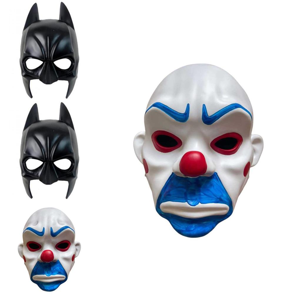 Robber Joker Batman Mask Resin Cosplay Mask For Christmas And Halloween Costume And Party Decor