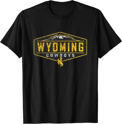 Tricou unisex Wyoming Cowboys Apparel Mountain Sign