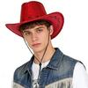Auffällige Cowboyhüte für Karneval Themenveranstaltungen Pailletten Leichtes Partyaccessoire Bequem zu tragen