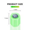 Voor VOLKSWAGEN VW Polo B5 2025 Heet Voor Volkswagen Fluorescerende Auto Ventieldopjes Bandenventieldopjes Steel Cover Voor Volkswagen Sagitar G