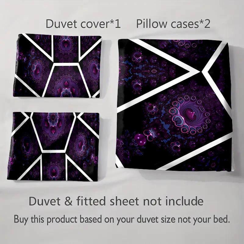 Geometric, kaleidoscopic, vibrant. Bedding Duvet cover sets Duvet covers Pillowcases gifts (1 * Duvet Cover 2 * Pillowcases, without duvet insert)