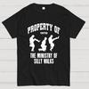 Property Of The Ministry Of Silly Walks Cotton Summer Casual Cool Loose T-Shirt
