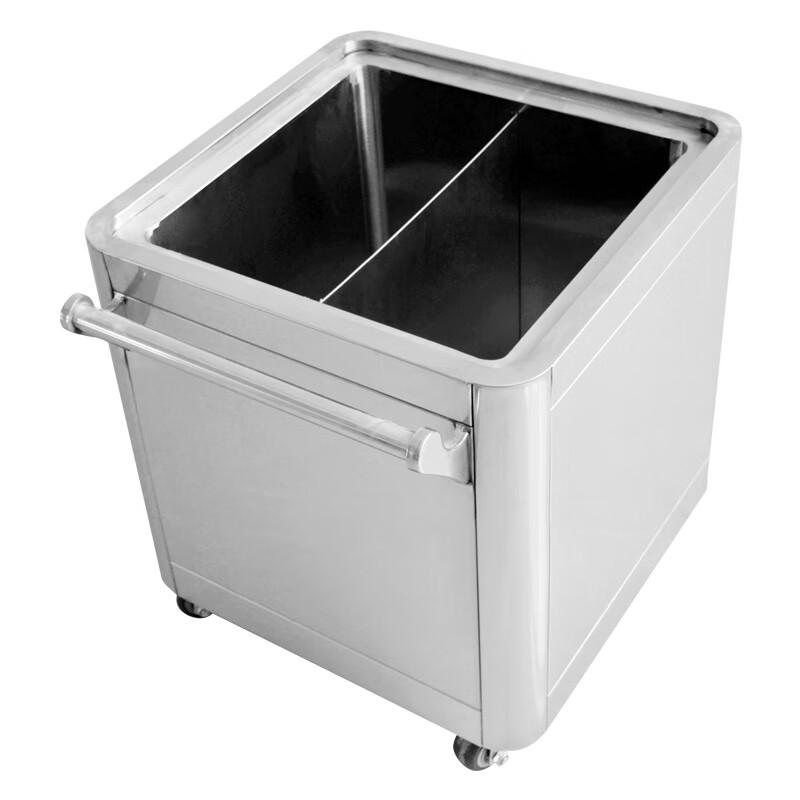 Stainless Steel Mobile Flour Cart