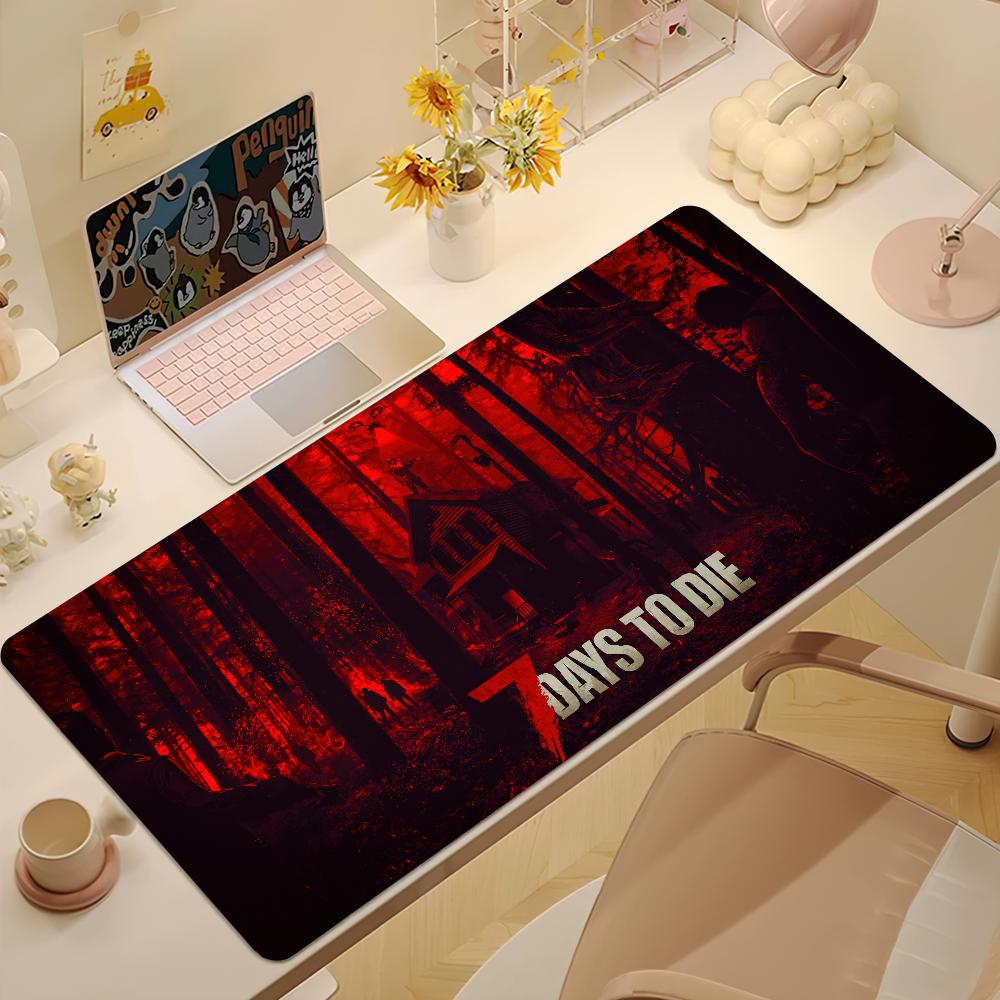 Days to Die Podložka pod myš Podložka na stůl Velká Protiskluzová Nepotrhávací Klávesnice Ergonomická Kancelářská Gumová PC Domov Vlastní