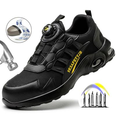 Mäns arbetsskyddsskor med luftkudde Arbetsskyddsskor Anti-smash Anti-Puncture Boots