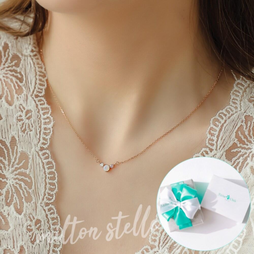 [92.5 Silver/Tutto Di Me] Canzone 925 Silver Necklace+Handmade+