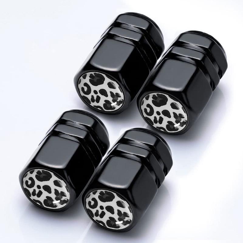 Tire Caps Personalized Valve Caps Stainless Steel Air Caps 4 Pack
