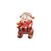 Resin God of Wealth Ornament Best Wishes Fortune Desktop Decoration  Workstation  Ornament