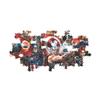 Puzzle Panorama 1000 pièces - CLEMENTONI - MARVEL - Poster inclus - Multicolore - Pour adultes