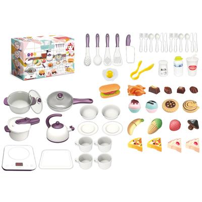 ROBOT PLAZA Play 54 Pädagogische Grundschule Geburtstags-Weihnachtsgeschenke Set, Teile, Küche, Kunststoff, Kinderspielzeug, Mädchen, Spielzeug, Schüler,
