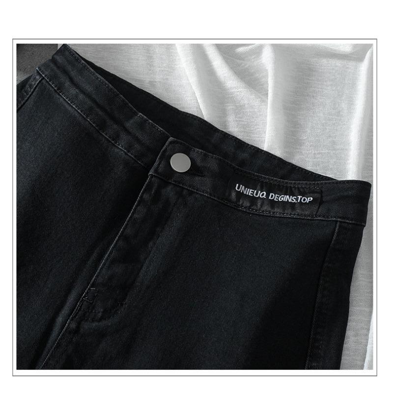 Tight-fitting Stretch High-waisted Denim Shorts for A Small Group of Skinny Spice Girls
