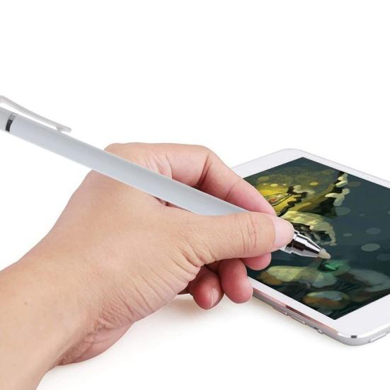 Dual Soft Nibs Touch Screen Capacitive Stylus Pen for Smart Phone/Tablet/Laptop