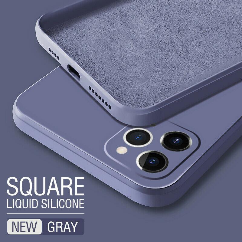 Flytende silikon myke deksler Full Protector Telefonvesker For iPhone Samsung Xiaomi Redmi Huawei Oppo-deksel
