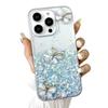 For iPhone 16 Pro Case Aesthetic Butterfly TPU Luminous Starry Phone Cover