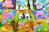 Set of 9 Educational Wooden Puzzles Educational Blocks Puzzles